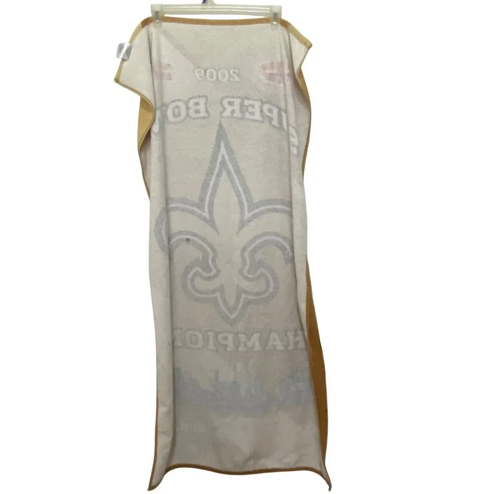 New Orleans‎ Saints Super Bowl Champions 2009 Beach Towel Gold NFL South Florida